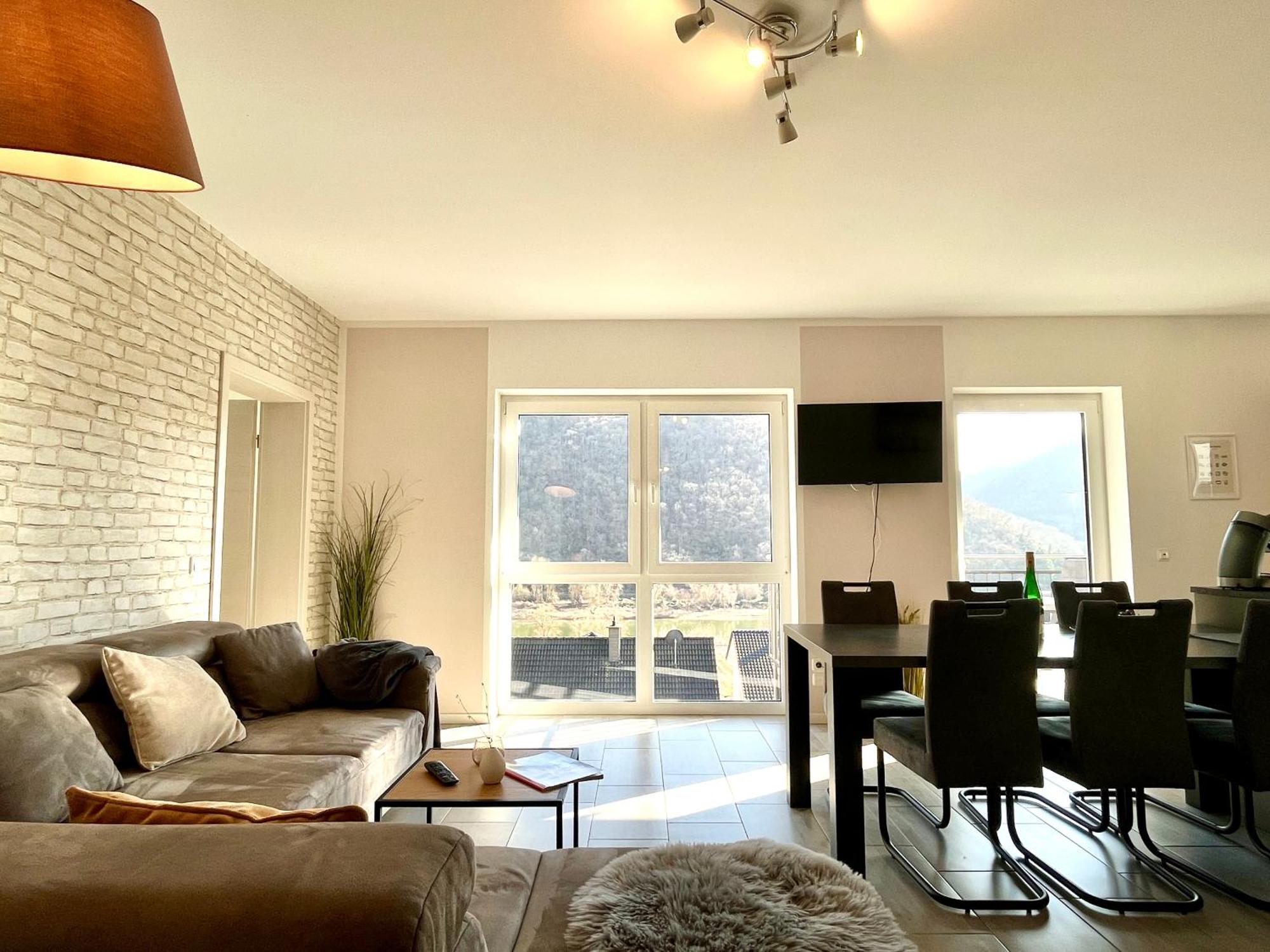 Ferienwohnung Moseltraum, 1-6 Pers, Mit 3 Schlafzimmer Und Panoramabalkon Müden 외부 사진