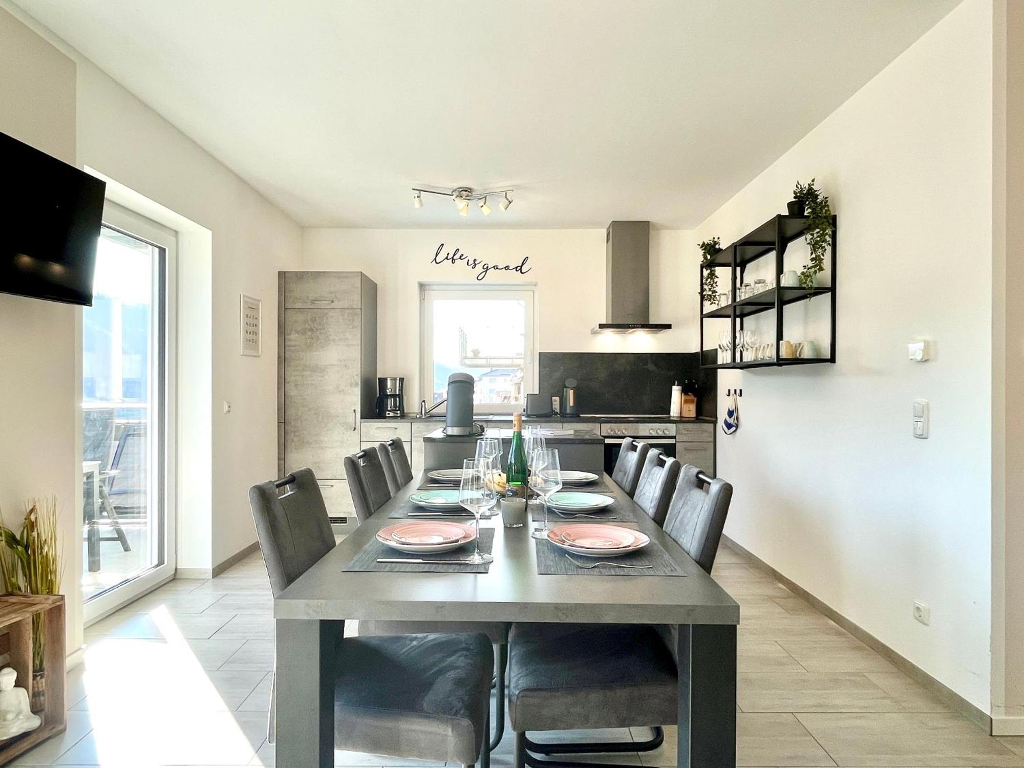 Ferienwohnung Moseltraum, 1-6 Pers, Mit 3 Schlafzimmer Und Panoramabalkon Müden 외부 사진
